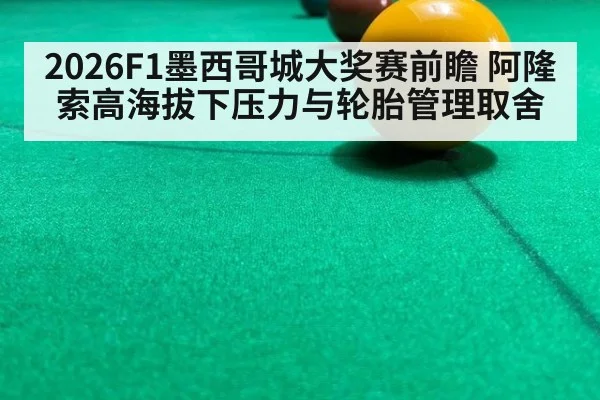 2026F1墨西哥城大奖赛前瞻 阿隆索高海拔下压力与轮胎管理取舍